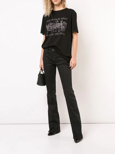Shop Saint Laurent One More Shot T-shirt In Black