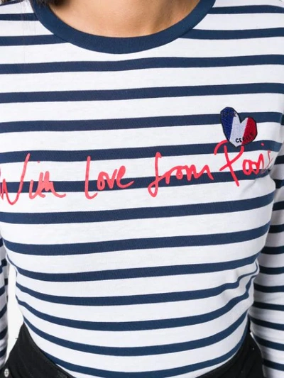 Shop Etre Cecile Être Cécile 'with Love From Paris' T-shirt - White
