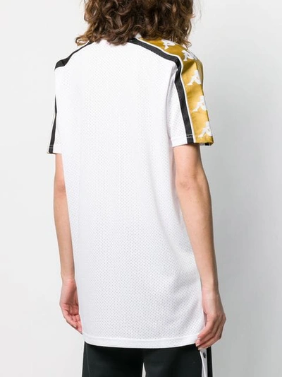 Shop Kappa Oversized Mesh Jersey T In White