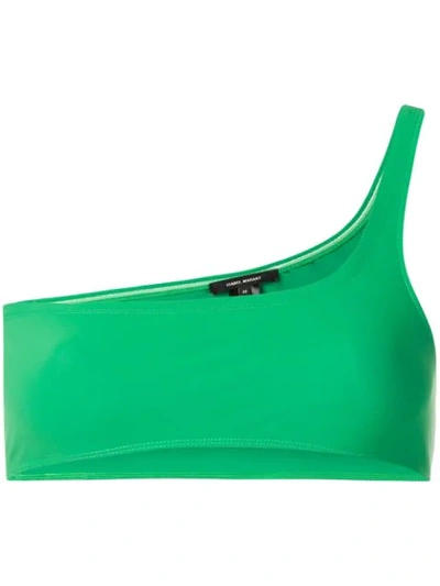 Shop Isabel Marant Étoile Salome Bikini Top In Green
