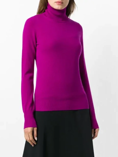 Shop Chalayan Split Neck Sweater In Pink