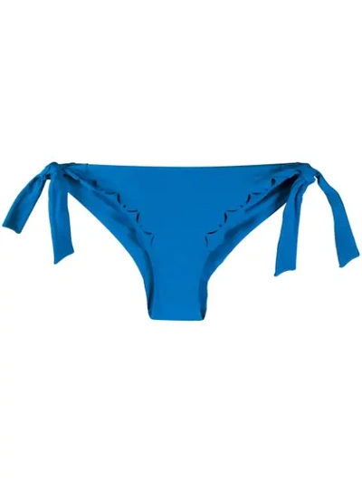 Shop La Perla Ginko Bikini Bottoms In Blue