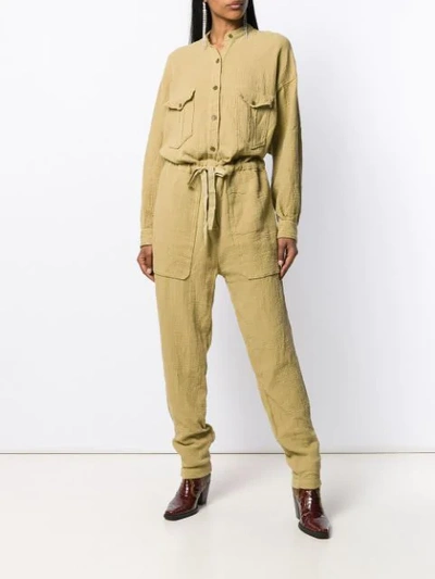 Shop Isabel Marant Étoile Jaya Jumpsuit In Yellow