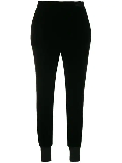 Shop Stella Mccartney Slim Fit Track Pants In Black
