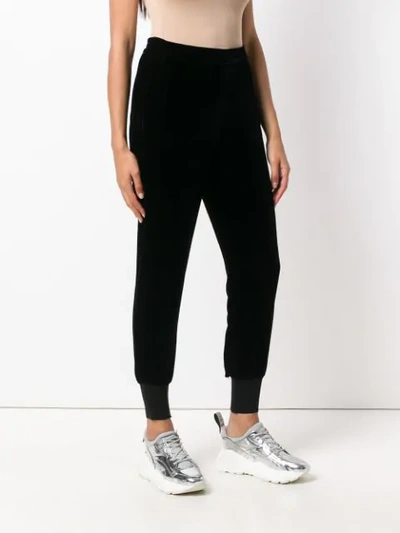 Shop Stella Mccartney Slim Fit Track Pants In Black