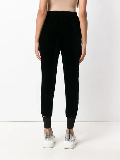 Shop Stella Mccartney Slim Fit Track Pants In Black