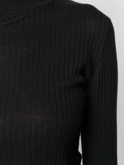 Shop Max Mara Roll Neck Jumper - Black