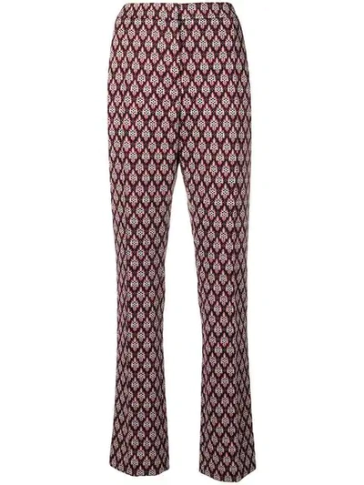 Shop Alexa Chung Tailored Trousers In Red