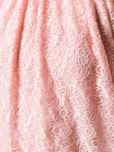 Shop Giamba Lace Longsleeved Blouse In Pink
