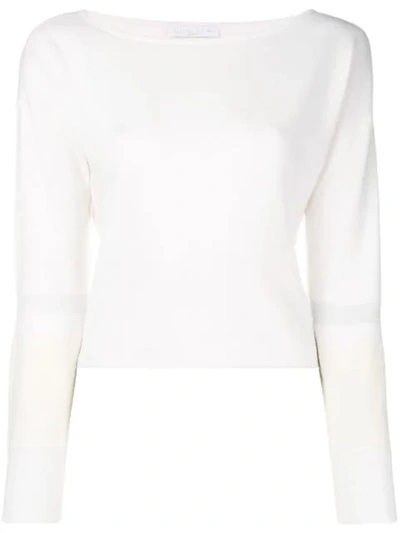 Shop Fabiana Filippi Pullover Mit Rundem Ausschnitt In White