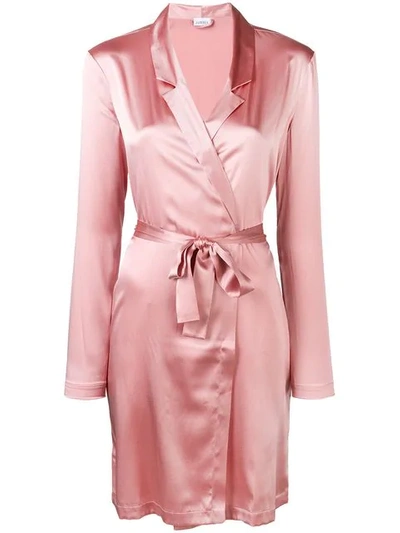 Shop La Perla Reward Short Robe In G195 Pink