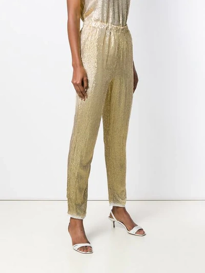 Shop Mes Demoiselles 'phenomenon' Paillettenhose In Gold