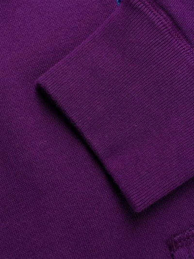 Shop Isabel Marant Étoile Logo Patch Hoodie In 86pe Purple