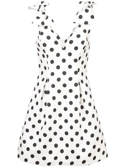 ZIMMERMANN POLKA DOT MINI DRESS - 白色