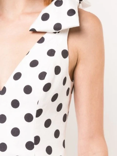 ZIMMERMANN POLKA DOT MINI DRESS - 白色