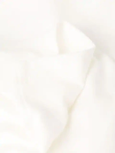 Shop Yohji Yamamoto Side Tape T-shirt Dress - White