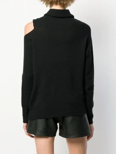 Shop Pinko Knitted Cut In Black