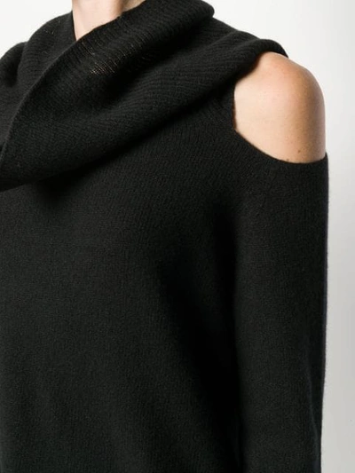 Shop Pinko Knitted Cut In Black