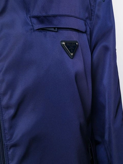 Shop Prada K-way Hooded Jacket In F0021