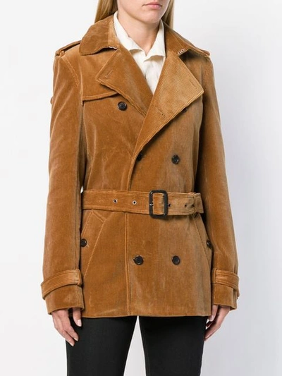 corduroy trench coat