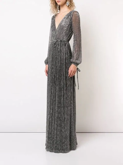 Shop Zac Zac Posen Cristina Gown In Metallic