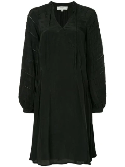 Shop Sea Cecile Tunic Dress In Black