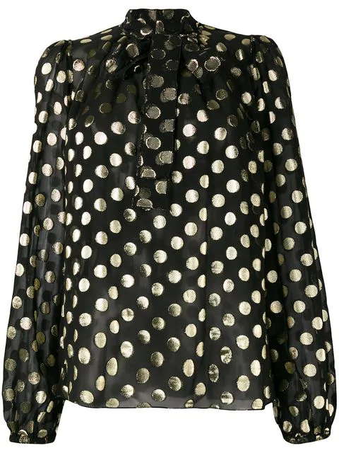 dolce and gabbana polka dot shirt