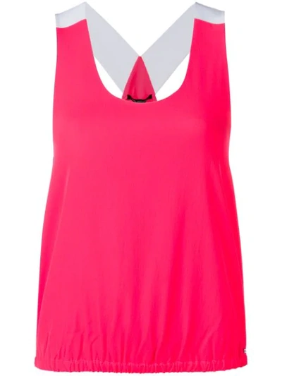 ARMANI EXCHANGE FLAMINGOS TANK TOP - 粉色