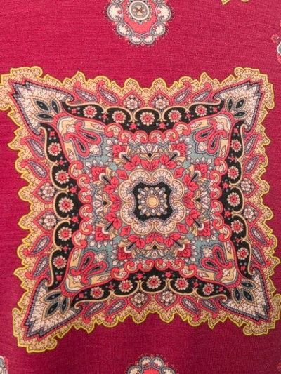 Shop Etro Bandana Pattern Knitted Top In Red