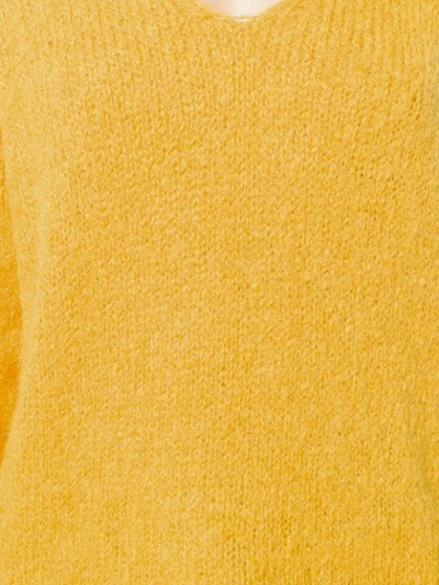 Shop Tela V-neck Jumper - Yellow