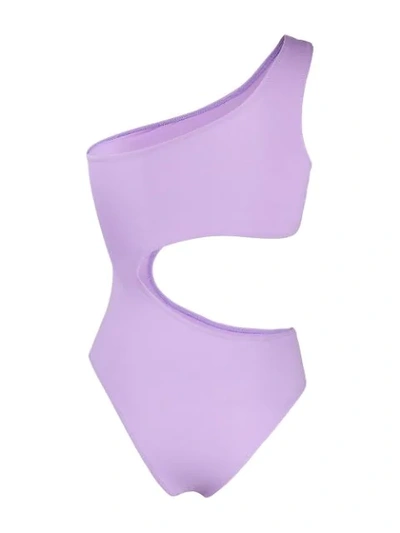 Shop Fantabody Carolina Cut-out Swimsuit - Purple