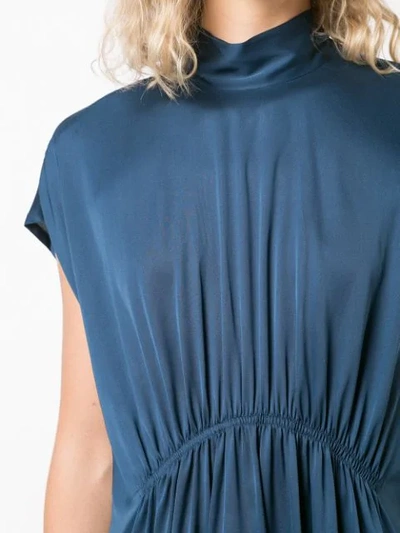 Shop By Malene Birger Roik Dress In Blue