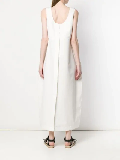 Shop Jil Sander Relaxed Shirt Dress - White