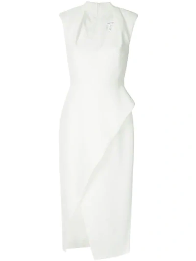 Shop Bianca Spender Asymmetrisches 'mandalay' Kleid In White