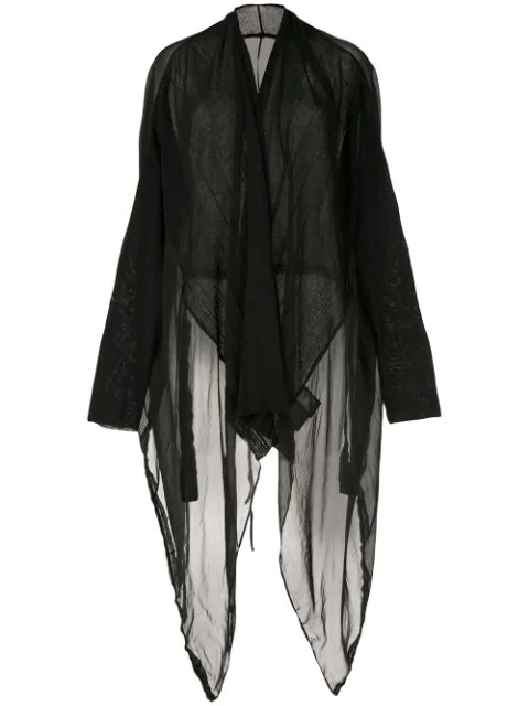sheer cardigan