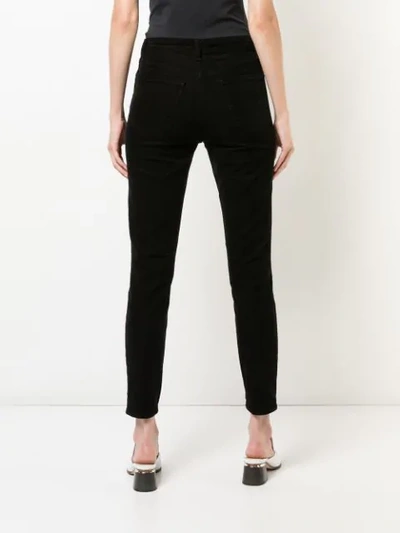 Shop J Brand Skinny Fit Corduroy Trousers In Black