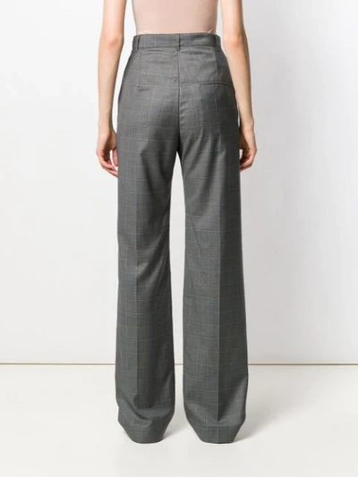 Shop Balenciaga V-neck Pants In Grey