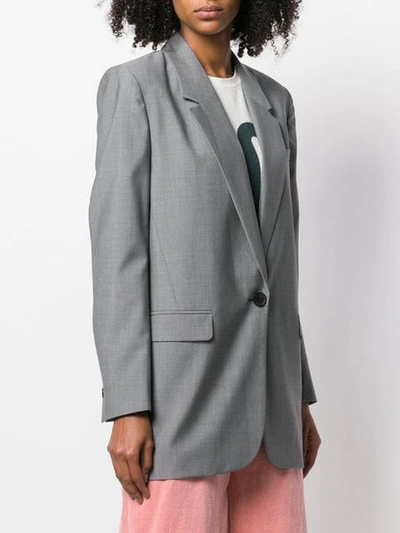 Shop Isabel Marant Étoile Nexi Jacket In Grey
