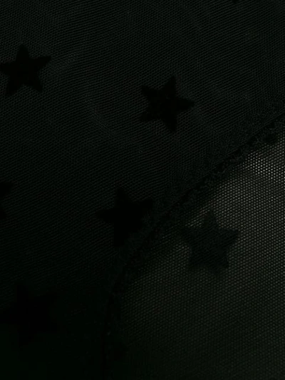 Shop Stella Mccartney Star Embroidered Briefs In 001 Black