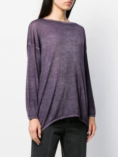 Shop Avant Toi Boat Neck Pullover In Myrtle