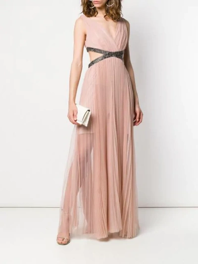 Shop Maria Lucia Hohan Juliet Maxi Dress In Neutrals