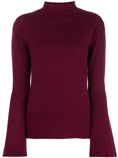 Shop Theory Turtleneck Sweater - Pink