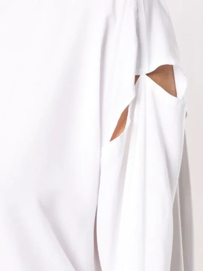 Shop Nehera Baka Fluid Modal Twill Blouse In White