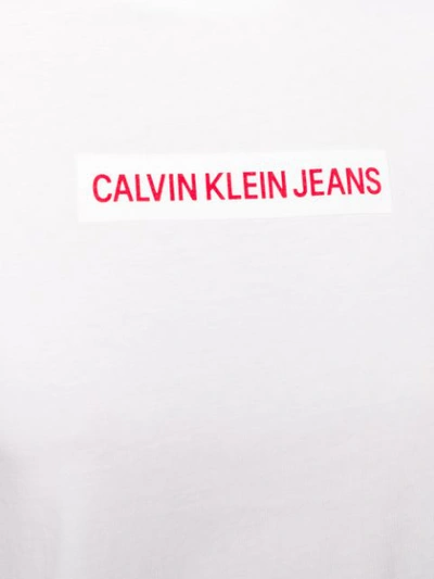 Shop Calvin Klein Jeans Est.1978 Logo T In White