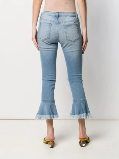 Shop Michael Michael Kors Kick Flare Jeans - Blue