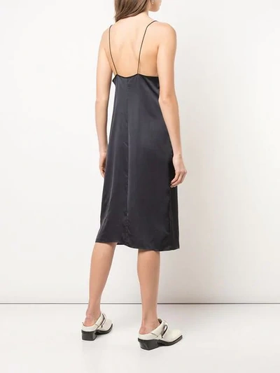 Shop Proenza Schouler Sketch Print Slip Dress In Black