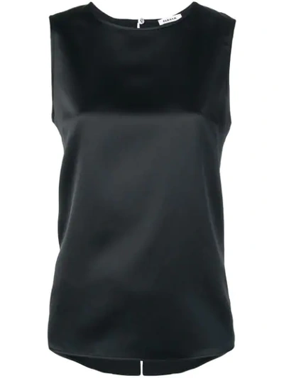 Shop P.a.r.o.s.h Structured Top In Black
