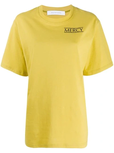 Shop Walk Of Shame Mercy T-shirt In Yellow