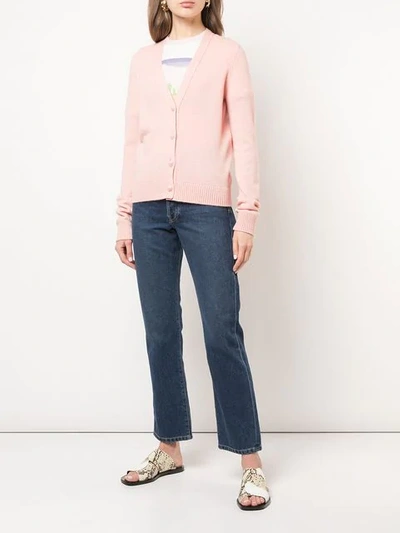 Shop Barrie Button Up Cardigan In Pink