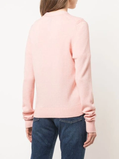 Shop Barrie Button Up Cardigan In Pink